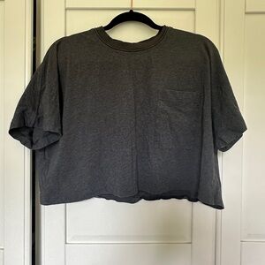 Grey 1 pocket tee